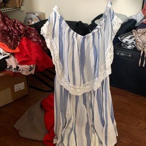 Strapless beach dress